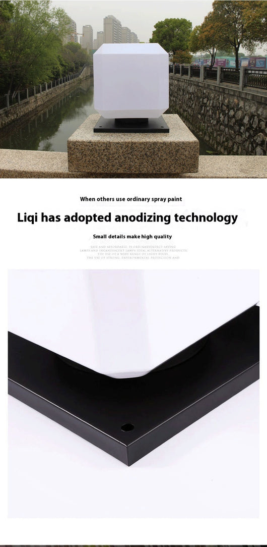 Lámpara LED Pilar Exterior Impermeable para Villa - Image 9
