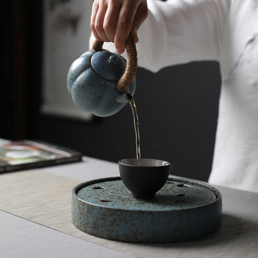 Juego de Té en Cerámica Artesanal