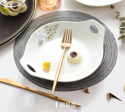 Juego de Vajilla de Porcelana Fina Estilo Europeo - Platos y Boles - Image 4