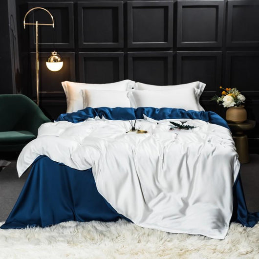 Juego de Cama Tencel Reversible de 80 Hilos - 4 Piezas - Image 4