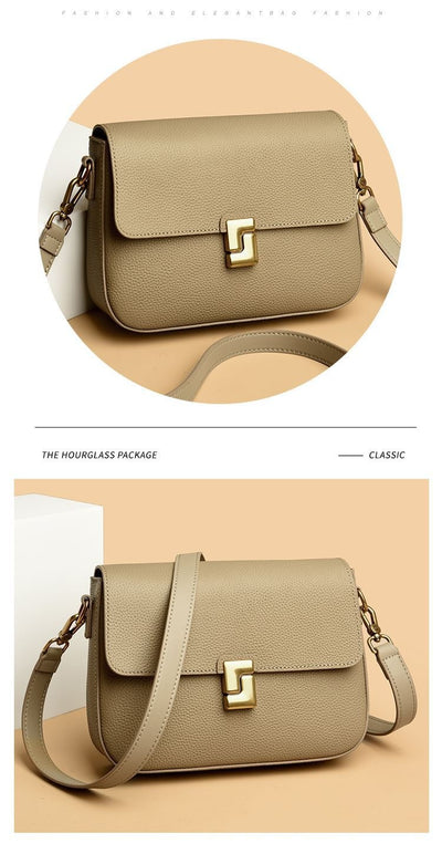 Bolso Mensajero de Cuero Vintage para Mujer - Image 11