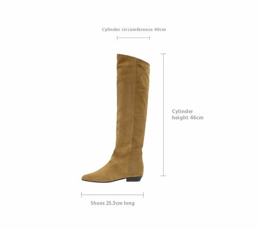 Botas Vaqueras Puntiagudas de Lujo Retro para Mujer - Image 19