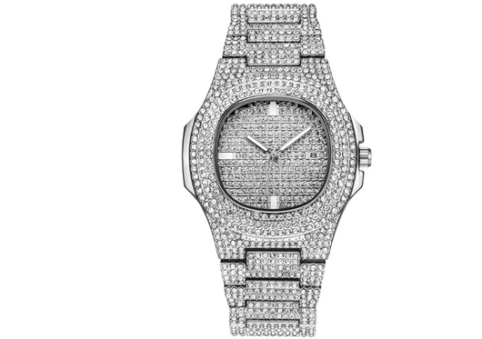 Reloj de Lujo para Hombre con Diamantes y Calendario - Cuarzo Premium - Image 27