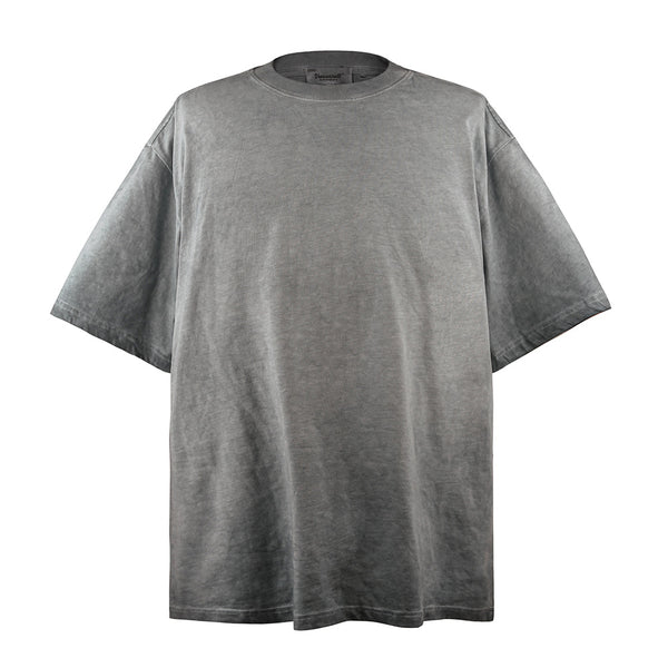 Camiseta Casual Desgastada de Manga Corta para Hombre
