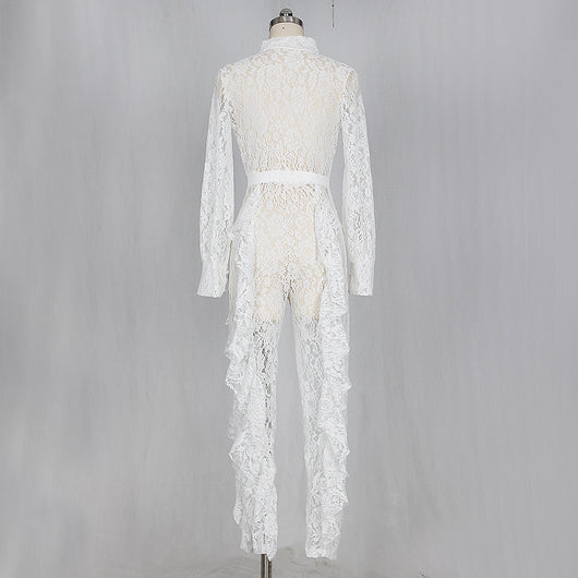 Jumpsuit de Encaje Elegante - Image 8