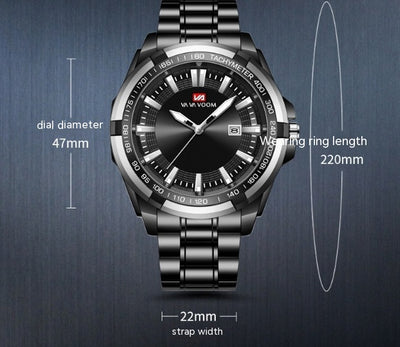 Reloj Deportivo de Acero Inoxidable con Esfera Luminosa - Image 10