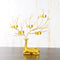 Candelabro Navideño de Hierro Forjado con Reno - Decoración Romántica