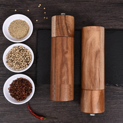 Molinillo de Pimienta Manual con Núcleo Cerámico Cilíndrico