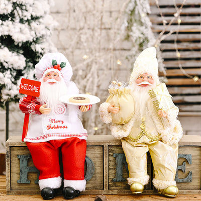 Adornos Muñecos Papá Noel para Árbol de Navidad - Image 3