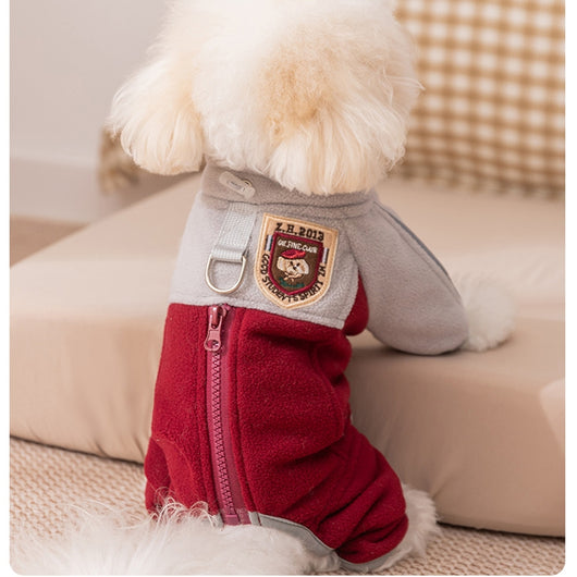 Abrigo Polar Térmico para Perros Pequeños - Diseño Bicolor - Image 30