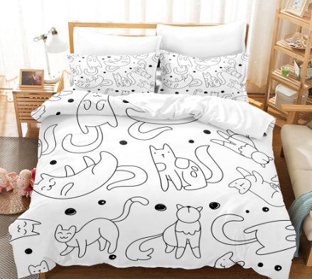 Juego de Textiles para el Hogar Colección Gatos - 3 Piezas