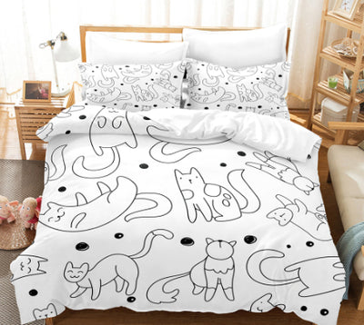Juego de Textiles para el Hogar Colección Gatos - 3 Piezas - Image 2
