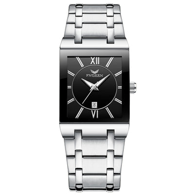 Reloj de Pulsera Cuadrado Impermeable con Calendario y Movimiento de Cuarzo - Image 7