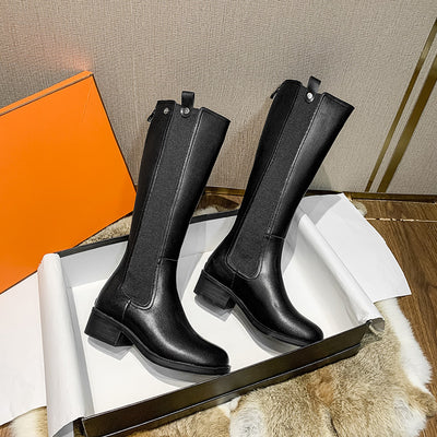 Botas para Mujer con Caña Ancha y Tacón Grueso - Image 10