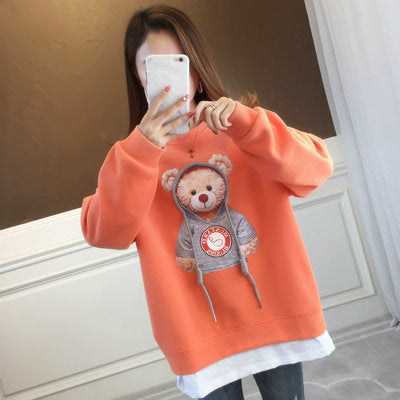 Suéter Falda Dos Piezas para Mujer Talla Grande Terciopelo Acolchado - Image 9