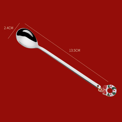 Cucharas Navideñas Decorativas para Mesa de Fiesta - Image 25