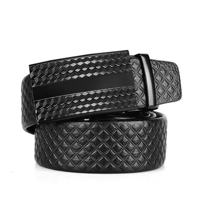 Cinturón de Cuero Genuino para Hombre con Hebilla Automática - Image 2