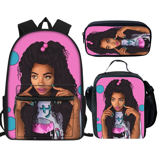 Mochila Escolar Multifuncional con Estampado Creativo para Niñas - Image 19