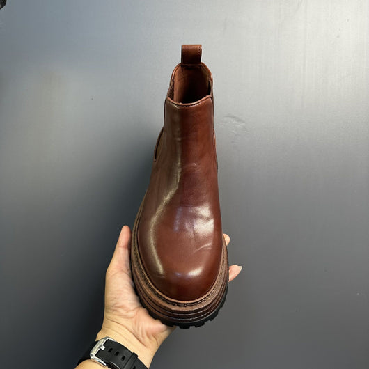 Botas Martin de Cuero Genuino Estilo Retro para Hombre - Image 19