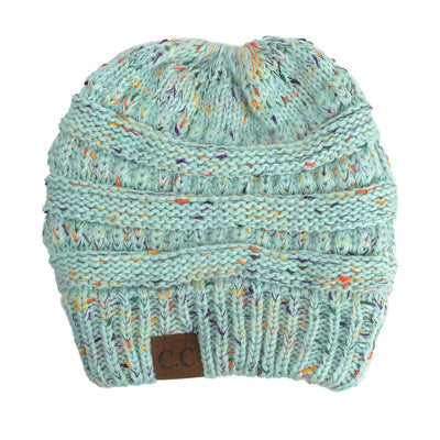 Gorro de Lana con Coleta Tejido - Abrigo Exterior Europeo - Image 23