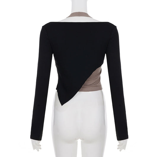 Conjunto de Dos Piezas Irregular Personalizado Estilo Hot Girl - Image 14
