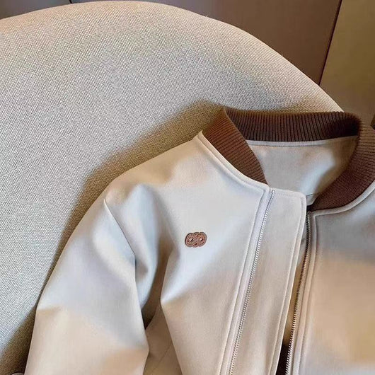 Chaqueta Cropped de Contraste para Figuras Petite - Versátil y Fácil de Combinar - Image 3