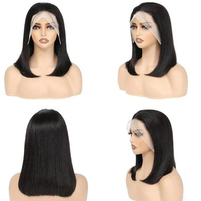 Peluca Bob Liso 13x4 Cabello Brasileño 200 Densidad - Image 7