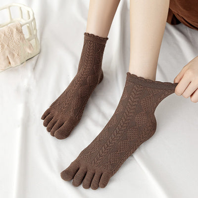 Calcetines Tubo Transpirables de Encaje para Verano