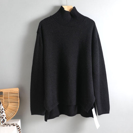 Suéter Oversize Básico para Otoño e Invierno - Image 16