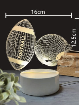 Lámpara LED 3D Nocturna USB - Luz Ambiental para Dormitorio - Image 7