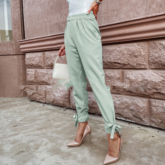 Pantalones Casuales para Mujer con Cordones Trendy - Image 11