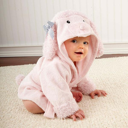 Bata de Baño Infantil con Capucha - Toalla Modelo Animales Lindos en Algodón - Image 18