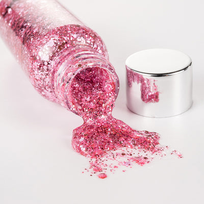 Gel Glitter Multiuso para Uñas, Cabello, Cuerpo y Rostro - Lentejuelas Sueltas Festival - Image 4