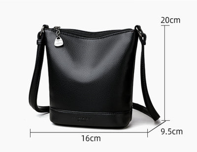 Bolso Crossbody de Cuero Premium para Mamá - Espacioso y Elegante - Image 11