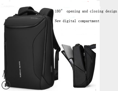 Mochila Antirrobo para Hombre con Carga USB y Compartimiento para Laptop - Image 21