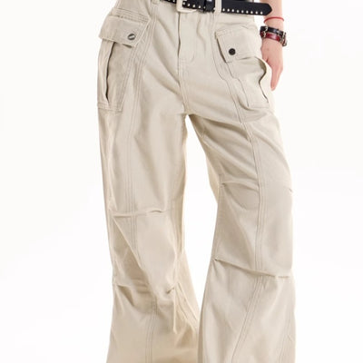 Pantalones de Trabajo Retro Americano Diseño Chica Picante