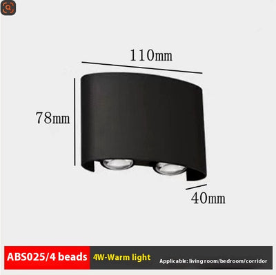 Lámpara Exterior Doble Cabezal Impermeable para Balcón, Jardín y Terraza - Image 9