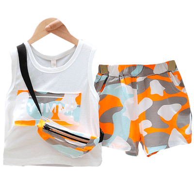 Conjunto de Chaleco y Pantalón para Niño - Estilo Verano - Image 2