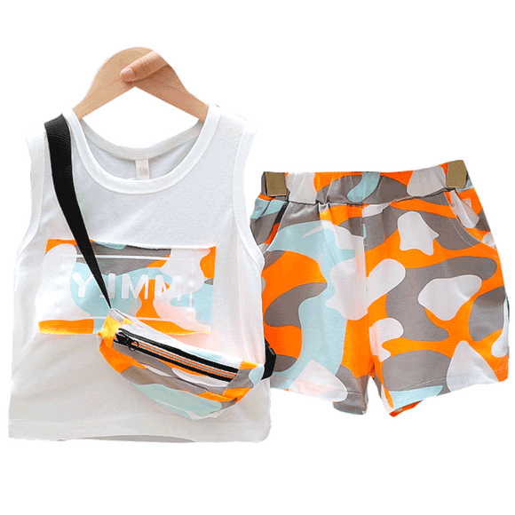 Conjunto de Chaleco y Pantalón para Niño - Estilo Verano