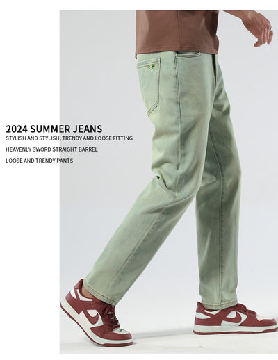 Pantalones Vaqueros Stretch Nostálgicos Slim Fit para Hombre - Image 16