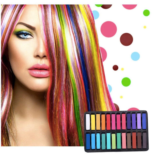 Tiza de Color para Cabello - Set de 24 Colores Vibrantes - Image 12