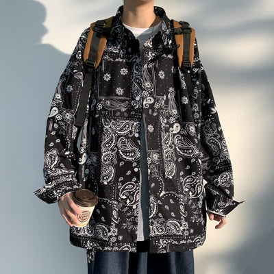 Camisa Estampada Cashew para Hombre - Diseño Trendy