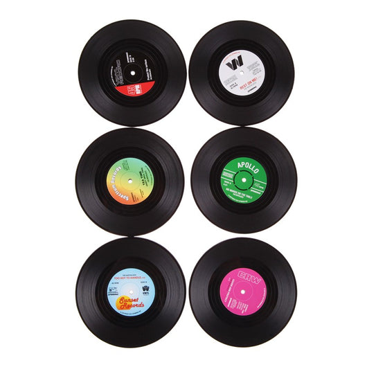 Vaso Térmico Retro Vinilo - Aislante Anti-deslizante