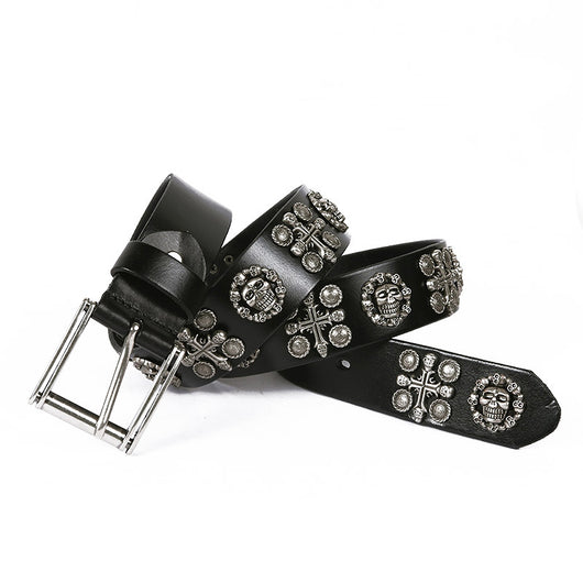 Cinturón de Herramientas Estilo Punk con Calavera - Image 3
