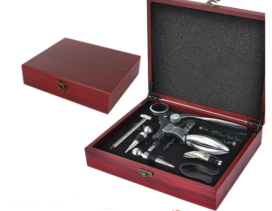 Estuche de Cuero Sommelier: Set Completo 9 Piezas con Abridor de Vino Premium - Image 5