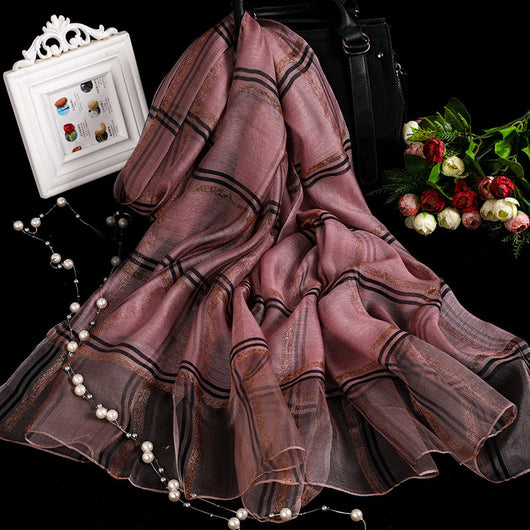 Bufanda de Cachemira Cuadros Británica Doble Faz para Mujer 200x70cm - Image 36