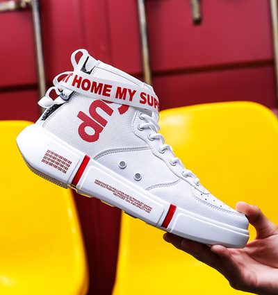 Zapatillas Deportivas Altas para Hombre Talla Grande Estilo Hip-Hop - Image 6