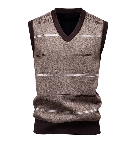 Chaleco Pullover Acolchado para Papá - Diseño Diamante Cálido - Image 22