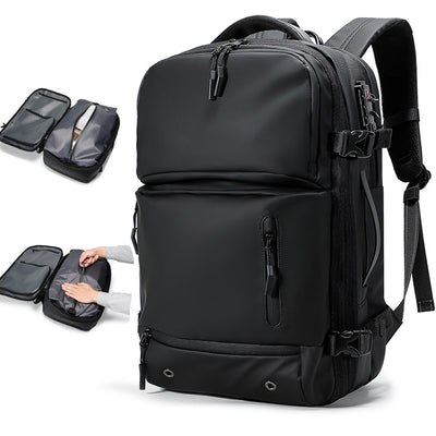 Mochila de Compresión Inteligente para Viajes y Trabajo