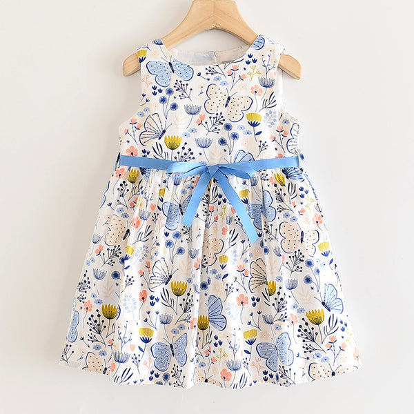 Vestido Sin Mangas Estampado de Mariposas para Primavera y Verano - Image 16
